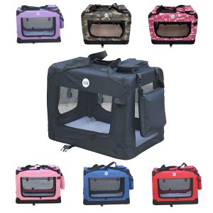 HugglePets Fabric Crate Foldable Pet Carrier