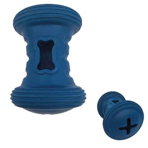 HugglePets Treat Dispenser Dumbell Dog Toy