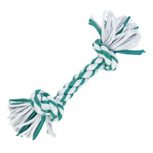 HugglePets Recycled T-Shirt 2 Knot Bone Dog Toy
