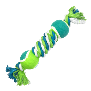 HugglePets Tennis Ball Dumbell Dog Toy