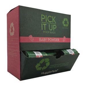 HugglePets Pick It Up Baby Powder Dog Poop Bags - 54 Rolls (810pk), Pick it Up
