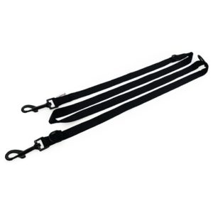 HugglePets 10 in 1 Dog Training Lead - 200 x 1.9cm - Black, HugglePets