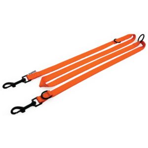 HugglePets 10 in 1 Dog Training Lead - 200 x 1.9cm - Orange, HugglePets