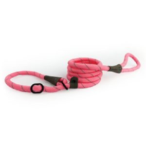 HugglePets Advanced Reflective Slip Rope Dog Lead - Pink, HugglePets