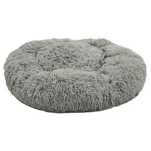 HugglePets Anti-Anxiety Donut Dog Bed - Grey - Small, HugglePets