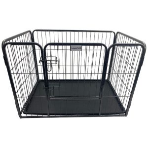 HugglePets Heavy Duty 4 Sided Whelping Cage with Tray - Large, HugglePets