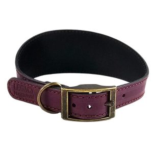 HugglePets Legacy Leather Hound Dog Collar