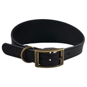 HugglePets Legacy Leather Hound Dog Collar