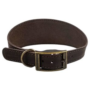 HugglePets Legacy Leather Hound Dog Collar