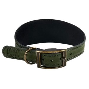 HugglePets Legacy Leather Hound Dog Collar