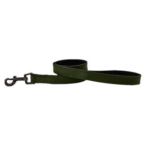 HugglePets Legacy Leather Dog Lead - Khaki, Legacy