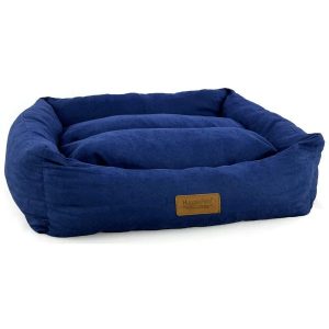 HugglePets Dog Lounger - Navy - Medium, HugglePets