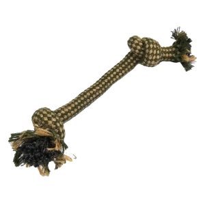 HugglePets Legacy Hemp 2 Knot Bone Dog Toy