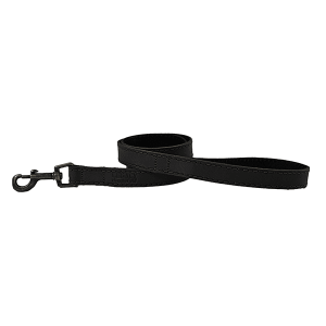HugglePets Legacy Leather Dog Lead - Black, Legacy