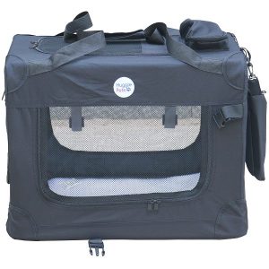 HugglePets Fabric Crate Foldable Pet Carrier