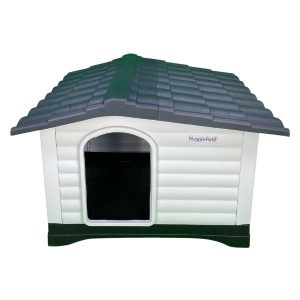 HugglePets Plastic Dog Kennel with Base (424) - Grey Roof, HugglePets