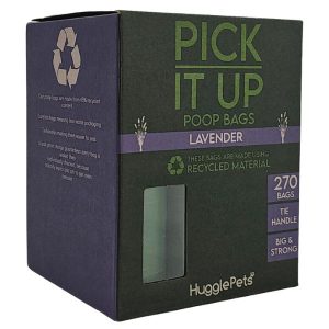 HugglePets Pick It Up Lavender Dog Poop Bags - 15 Rolls (270pk), Pick it Up