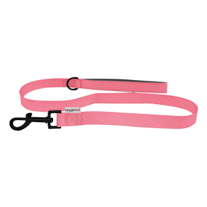 HugglePets Padded Nylon Dog Lead - Pink, HugglePets