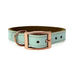Skye & Murphy Leather Collar Ocean - HugglePets