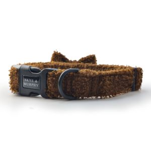 HugglePets Skye & Murphy Teddy Dog Collar & Bow Tie Set