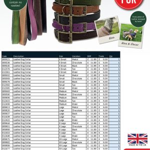 HP06115 - HugglePets Legacy Leather Collar & Lead Deal