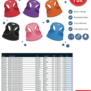 HP06114 - HugglePets Step In Air Mesh Harness Deal